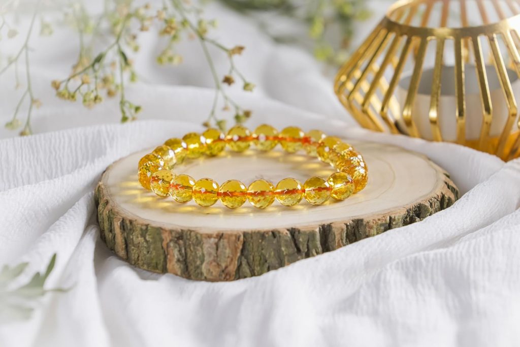 genuine citrine bracelet